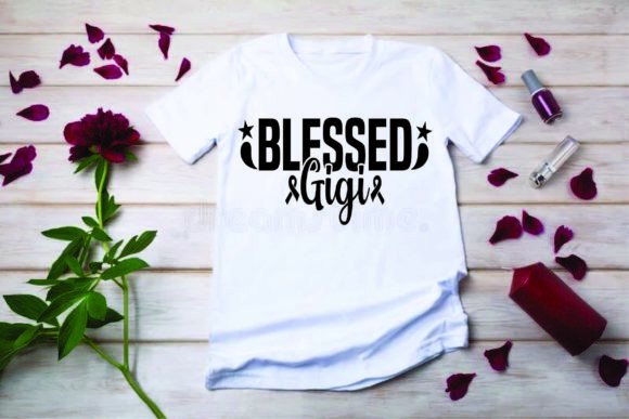 Blessed Gigi SVG Design: Graphics for T-Shirt Designs