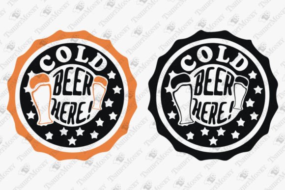Cold Beer Here: Graphics & T-Shirt Designs