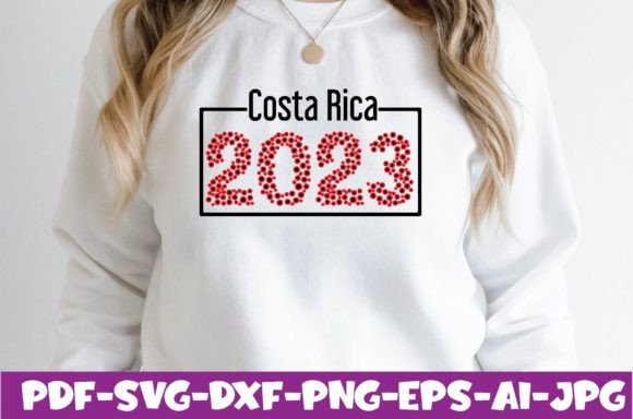 Costa Rica 2023 Graphics & T-Shirt Designs