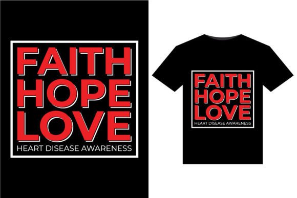 Faith Hope Love Graphics for T-Shirt Designs