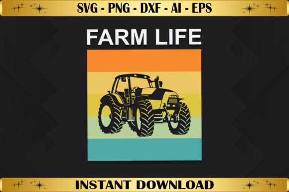 Farm Life Vintage Graphics for T-Shirt Designs