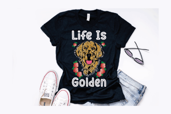 Golden Retriever Dog Design: Graphics for Warm, Trustworthy Branding