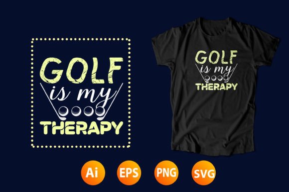 Golf Ball T-shirt Design 01: Graphics for Local Branding & T-Shirt Designs