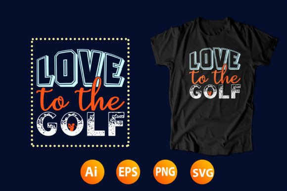 Golf Ball T-shirt Design 07: Graphics for Editorial & T-Shirt Designs