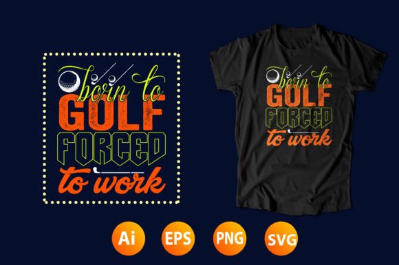 Golf Ball T-Shirt Design 10: Graphics for Local Branding & T-Shirt Designs