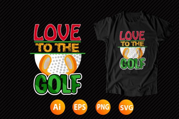 Golf Ball T-shirt Design 25: Graphics for Editorial & T-Shirt Designs