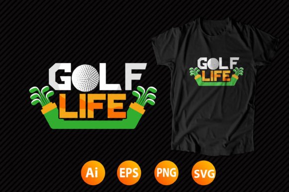 Golf Ball T-Shirt Design 34: Graphics for Editorial Impact