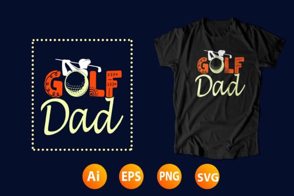Golf Ball T-shirt Design 51: Graphics for Local Branding & T-Shirt Designs