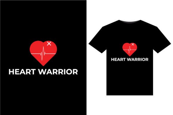Heart Warrior T-Shirt Designs Graphics