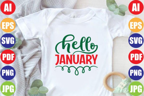 Hello January: Graphics & T-Shirt Designs for Local Branding