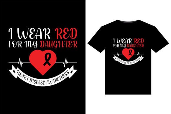 I Wear Red Graphics for T-Shirt Designs