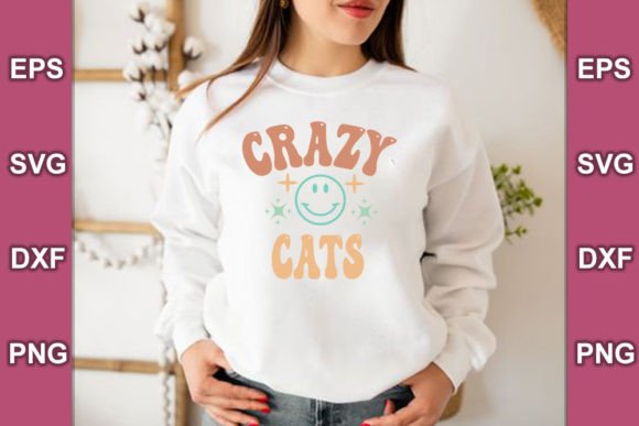 Retro Cat Quotes SVG Design