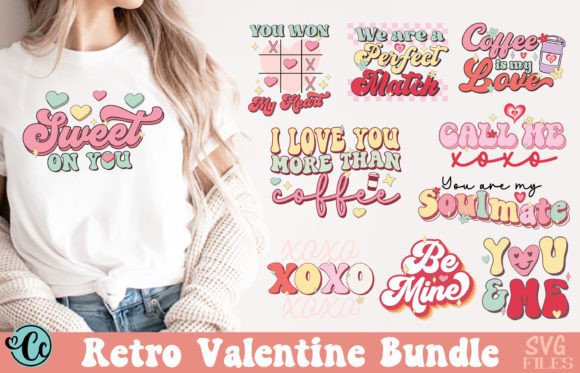 Valentines Day Retro SVG Bundle