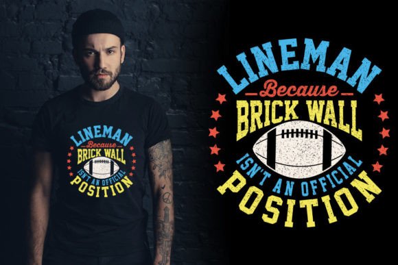 Vintage American Football SVG: Graphics & T-Shirt Designs